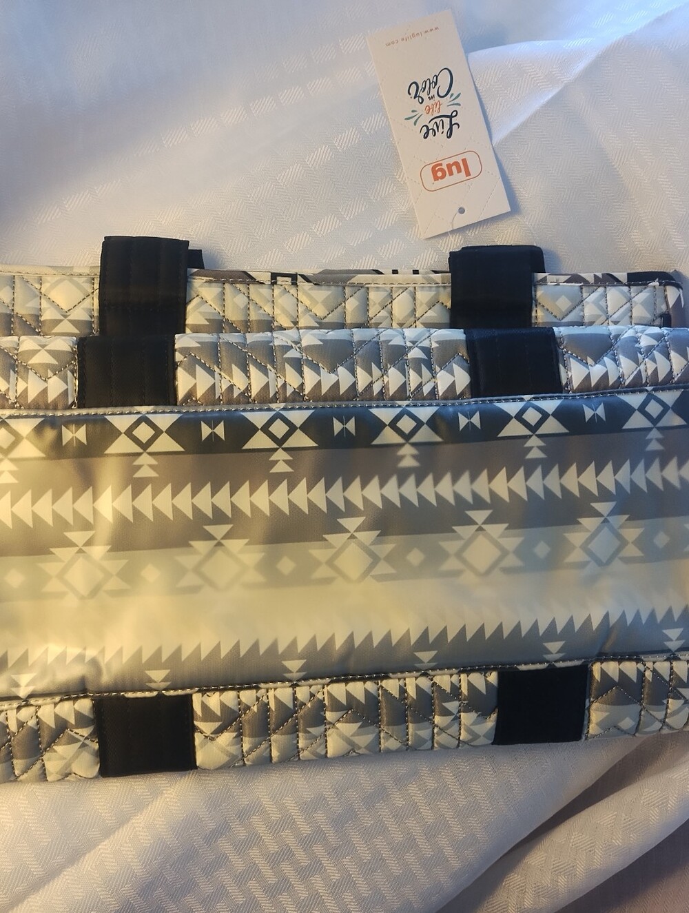 NWT LUG Mini Rover Tote Southwest Grey - Picture 3 of 6